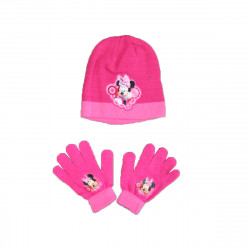 Ensemble Bonnet + gants Minnie