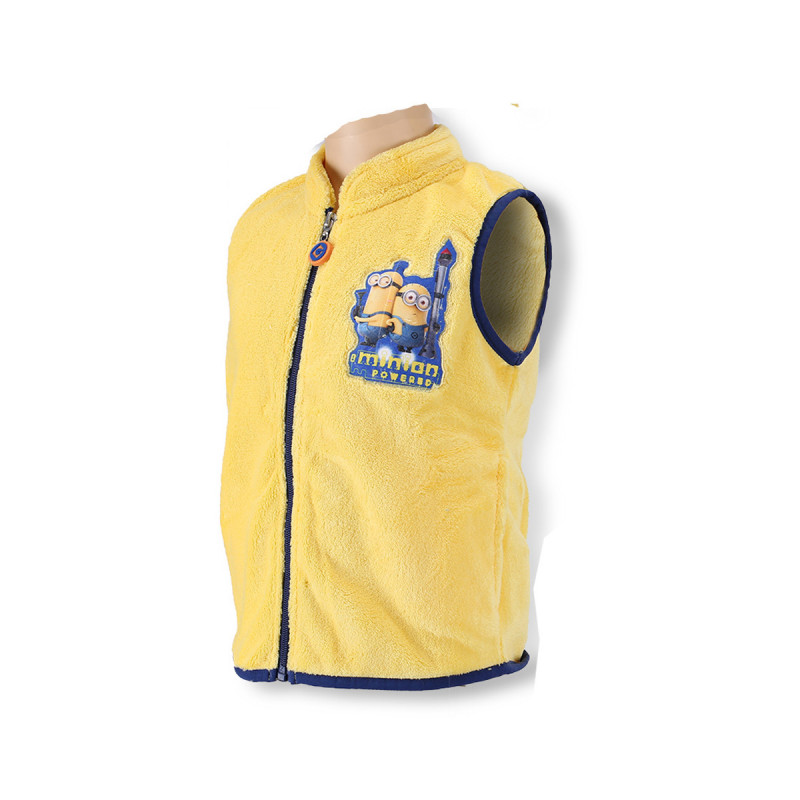 Gilet polaire sans manche Garçon - matière coral ultra ...